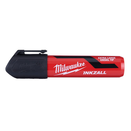 MILWAUKEE INKZALL Black Extra Large Chisel Tip Marker 48223265