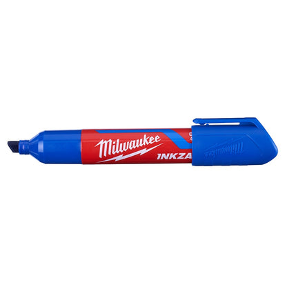 MILWAUKEE INKZALL Blue Large Chisel Tip Marker 48223257