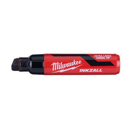 MILWAUKEE INKZALL Black Extra Large Chisel Tip Marker 48223265