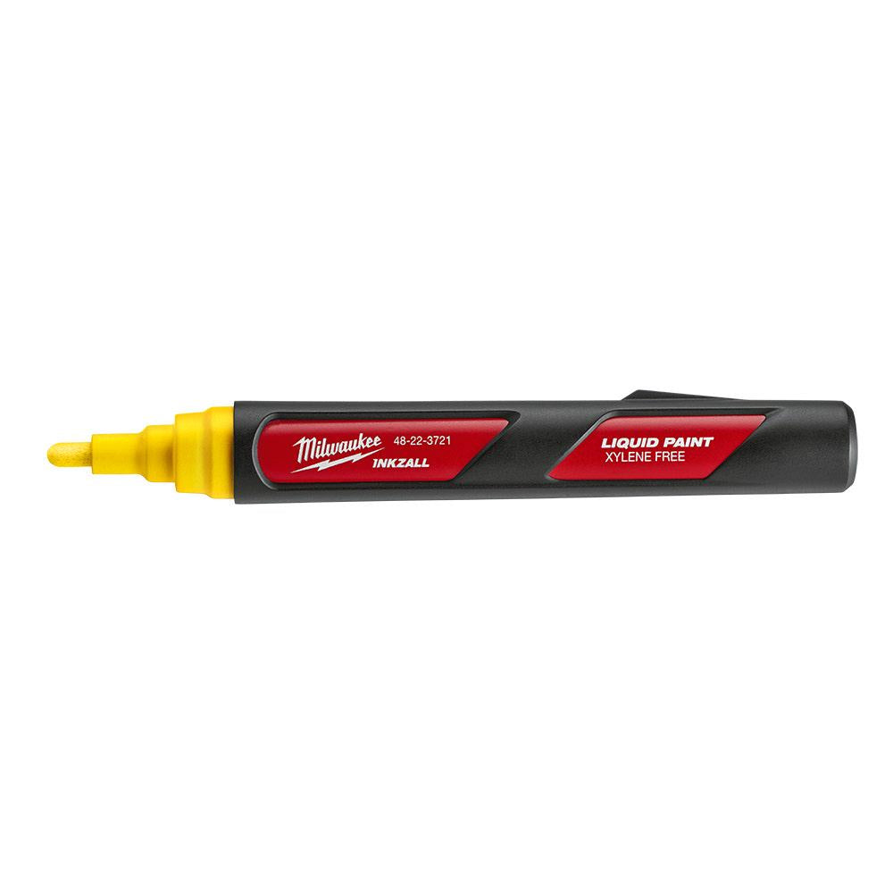 MILWAUKEE INKZALL Liquid Permanent Marker - Yellow 48223721