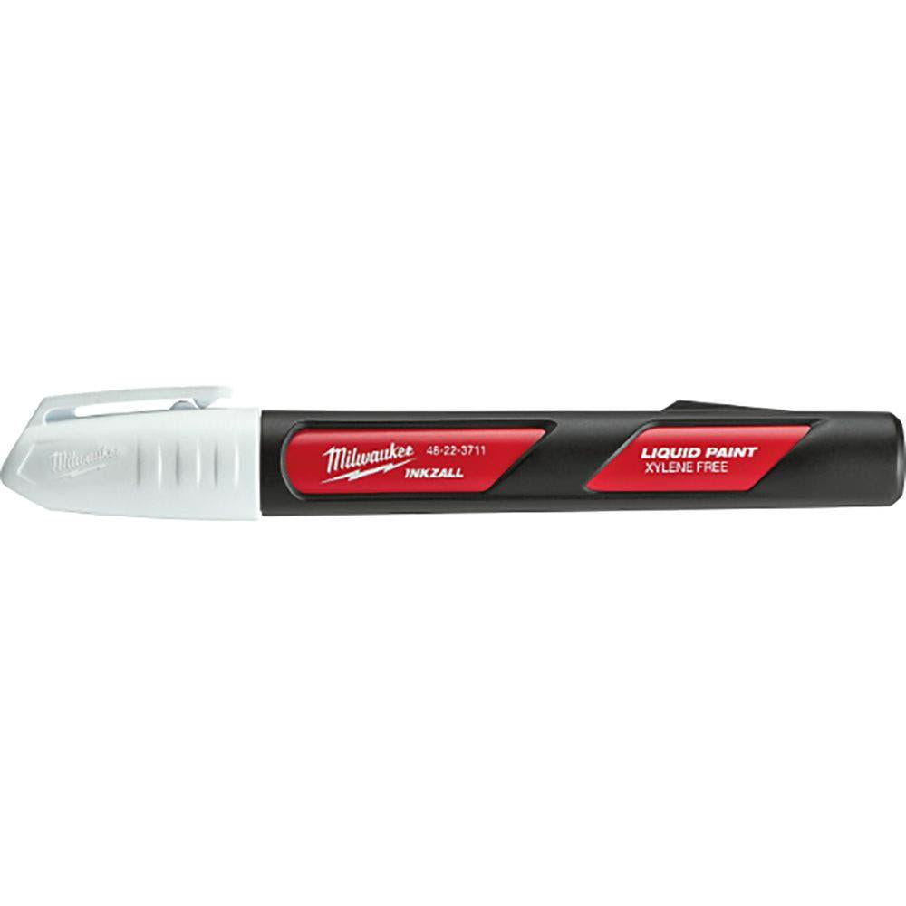 MILWAUKEE Inkzall White Liquid Paint Marker 48223712