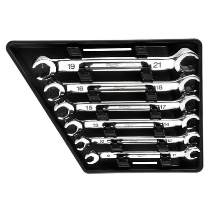 MILWAUKEE Metric Double End Flare Nut Wrench Set - 6 Piece 48229471
