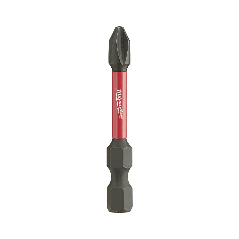 MILWAUKEE PH2 x 50mm Phillips Power Screwdriver Bit - SHOCKWAVE - 5 Piece 48324602