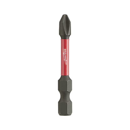 MILWAUKEE PH2 x 50mm Phillips Power Screwdriver Bit - SHOCKWAVE - 5 Piece 48324602