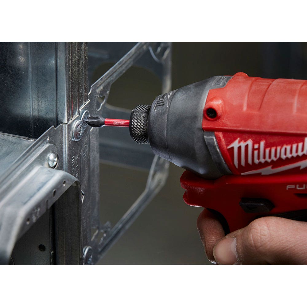 MILWAUKEE PH2 x 50mm Phillips Power Screwdriver Bit - SHOCKWAVE - 5 Piece 48324602