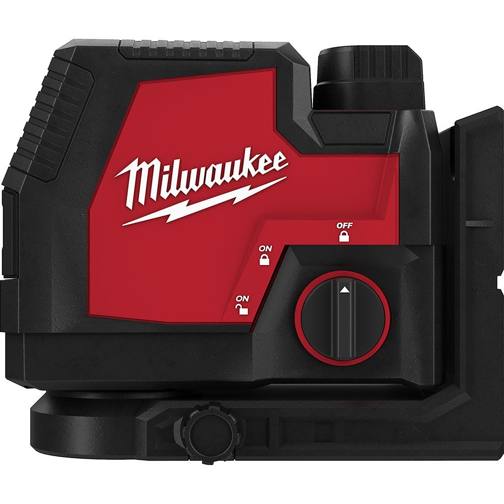 MILWAUKEE REDLITHIUM USB Rechargeable Cross Line Laser Kit - Green L4CLL-301C