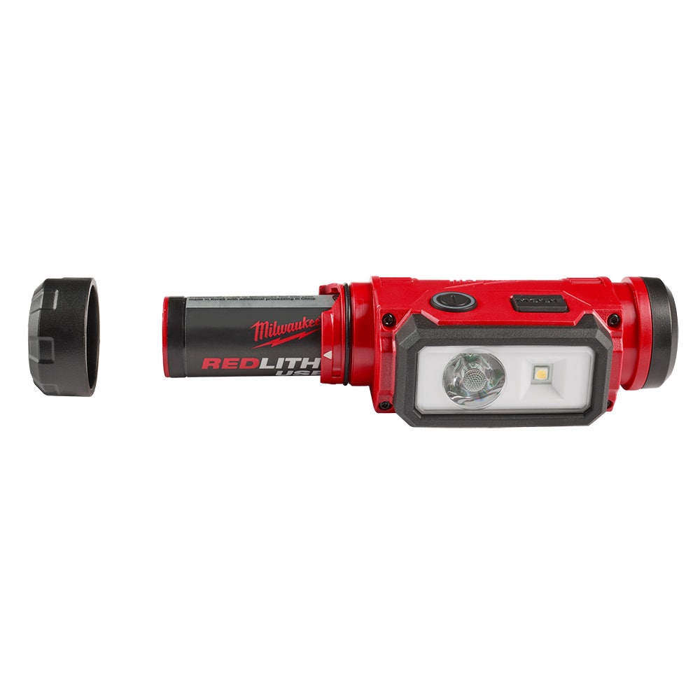 MILWAUKEE REDLITHIUM USB Rechargeable Hard Hat Headlamp Kit L4HL2301