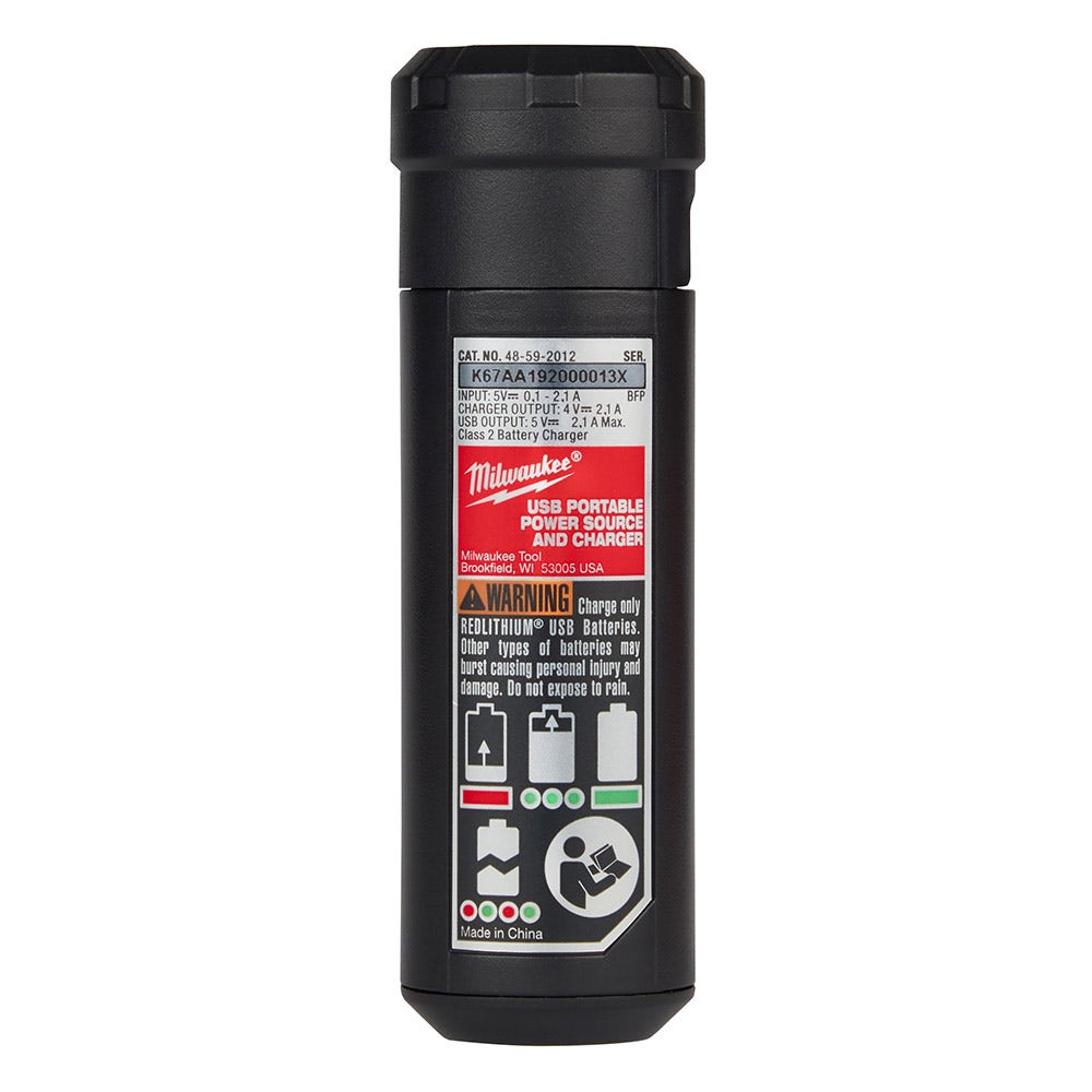 MILWAUKEE REDLITHIUM USB Rechargeable Portable Power Source and Charger Kit L4PPS301