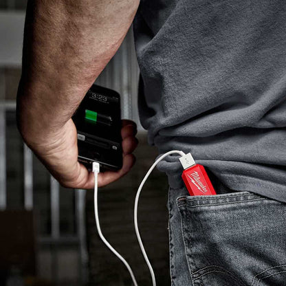 MILWAUKEE REDLITHIUM USB Rechargeable Portable Power Source and Charger Kit L4PPS301