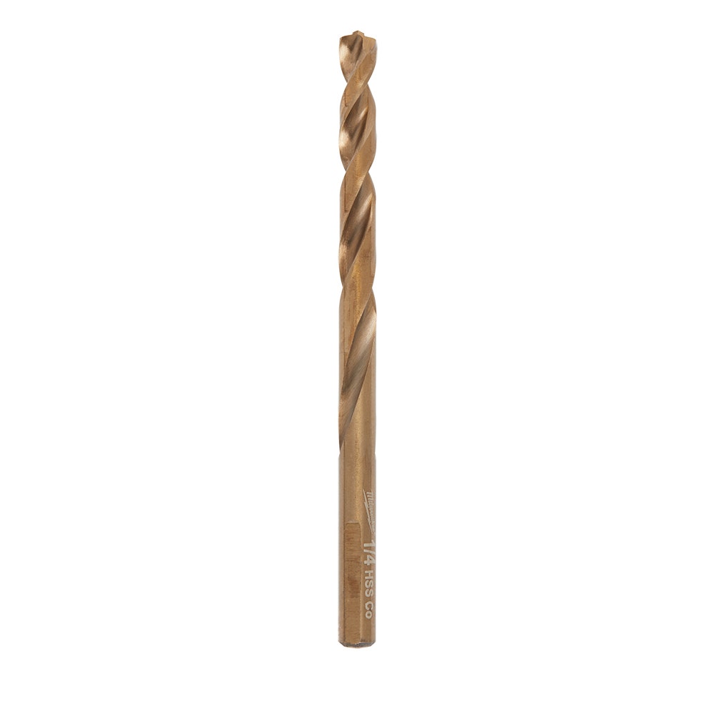 MILWAUKEE RED HELIX 1 4 x 102mm HSS Cobalt Drill Bit 48892313