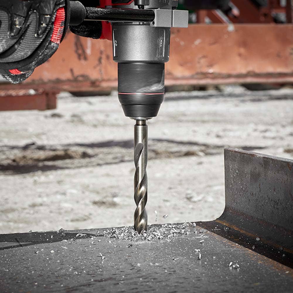MILWAUKEE RED HELIX 1/2" x 130mm HSS Cobalt Drill Bit 48892329