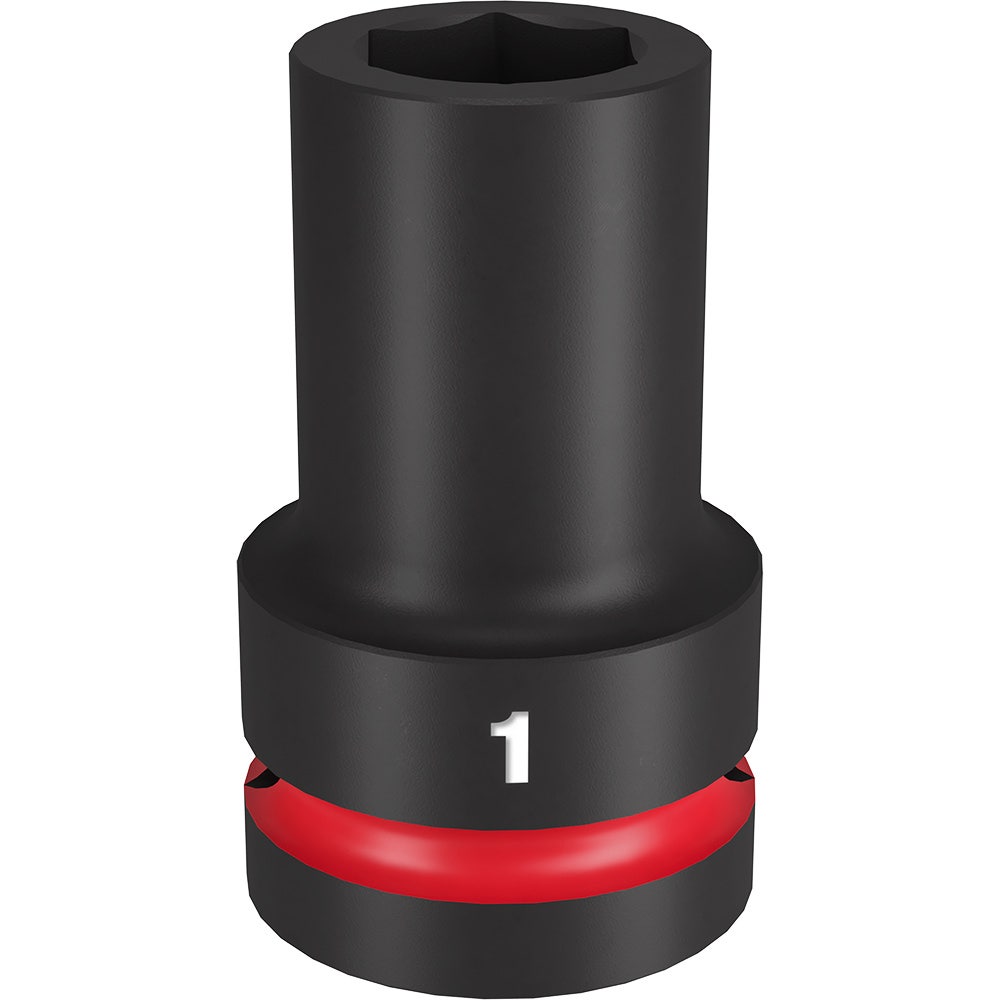 MILWAUKEE SHOCKWAVE 1" Drive 1" Standard 6 Point Impact Socket 49666504