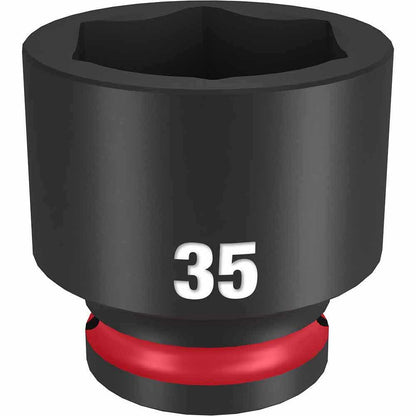 MILWAUKEE SHOCKWAVE 1 2 Drive 35mm Standard 6 Point Impact Socket 49666267