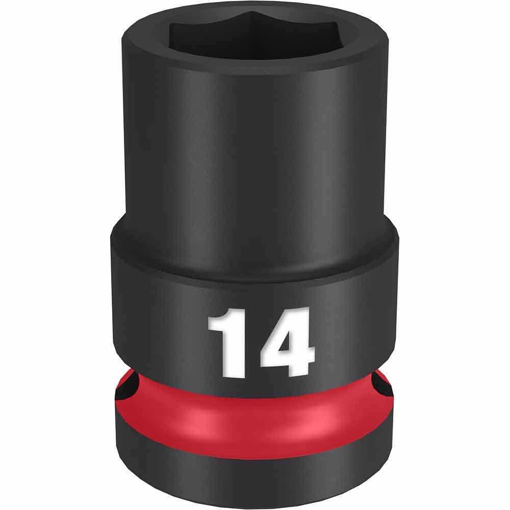 MILWAUKEE SHOCKWAVE 1 2 Drive 14mm Standard 6 Point Impact Socket 49666246