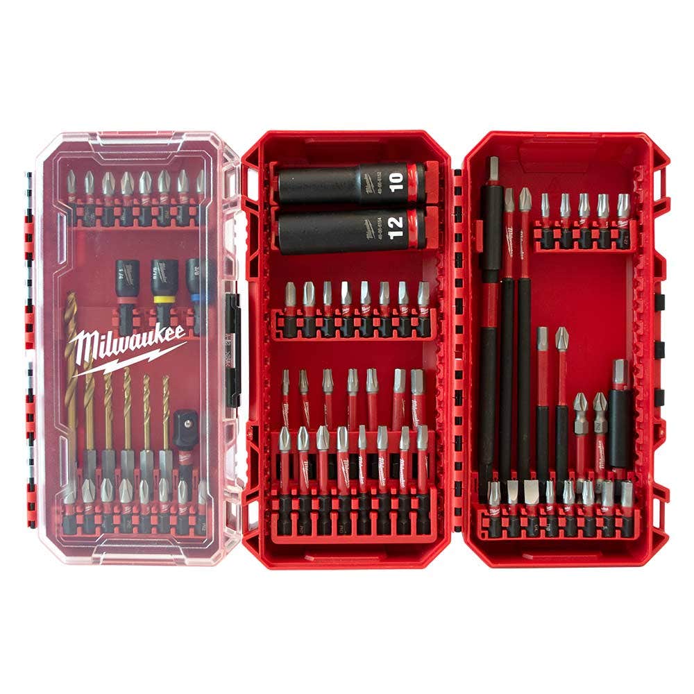 MILWAUKEE SHOCKWAVE Drill, Drive and Fastening Set - 75 Piece 48324048