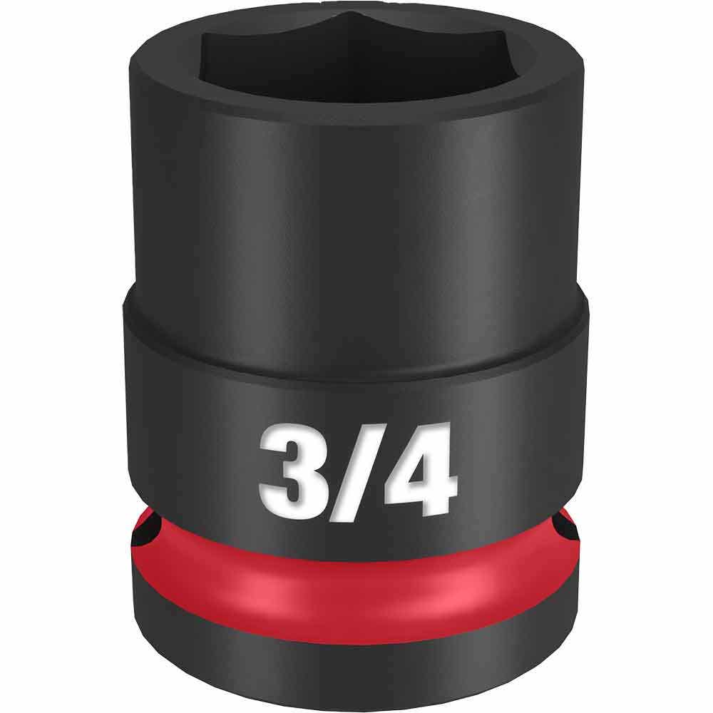 MILWAUKEE SHOCKWAVE 1 2 Drive 3 4 Standard 6 Point Impact Socket 49666206