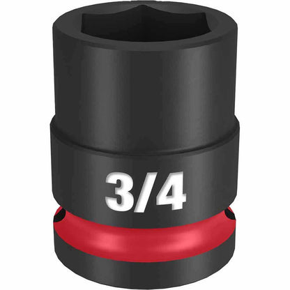 MILWAUKEE SHOCKWAVE 1 2 Drive 3 4 Standard 6 Point Impact Socket 49666206