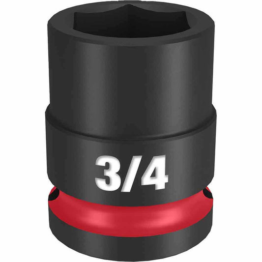 MILWAUKEE SHOCKWAVE 1/2" Drive 3/4" Standard 6 Point Impact Socket 49666206