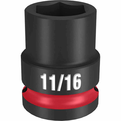 MILWAUKEE SHOCKWAVE 1 2 Drive 11 16 Standard 6 Point Impact Socket 49666205