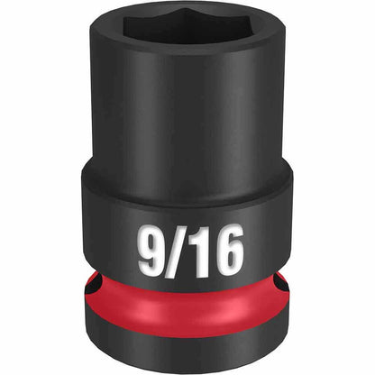 MILWAUKEE SHOCKWAVE 1/2" Drive 9/16" Standard 6 Point Impact Socket 49666203
