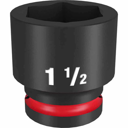 MILWAUKEE SHOCKWAVE 3 4 Drive 1-1 2 Standard 6 Point Impact Socket 49666315