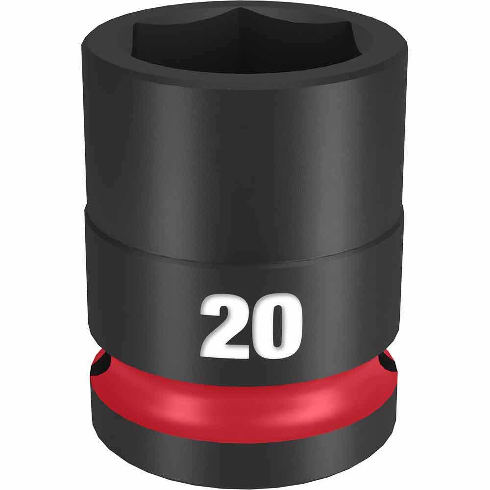 MILWAUKEE SHOCKWAVE 1 2 Drive 20mm Standard 6 Point Impact Socket 49666252