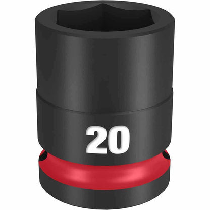 MILWAUKEE SHOCKWAVE 1 2 Drive 20mm Standard 6 Point Impact Socket 49666252