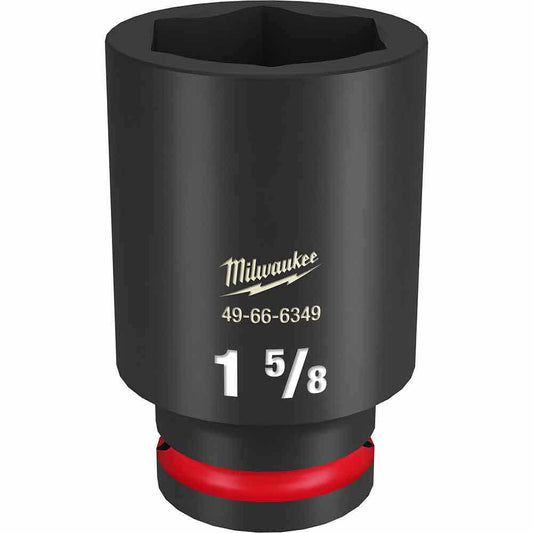 MILWAUKEE SHOCKWAVE 3/4" Drive 1-5/8" Deep 6 Point Impact Socket 49666349