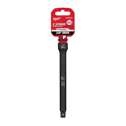 MILWAUKEE SHOCKWAVE 3 8 Drive 152mm (6 ) Impact Socket Extension 49666704