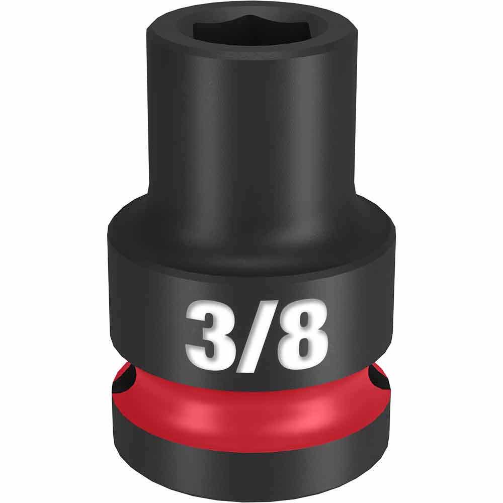 MILWAUKEE SHOCKWAVE 1 2 Drive 3 8 Standard 6 Point Impact Socket 49666200