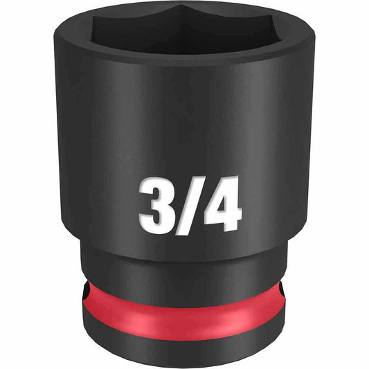 MILWAUKEE SHOCKWAVE 3/8" Drive 3/4" Standard 6 Point Impact Socket 49666110