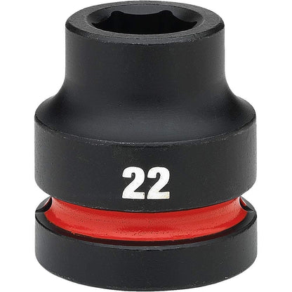 MILWAUKEE SHOCKWAVE 1inch Drive 22mm Standard 6 Point Impact Socket 49666589