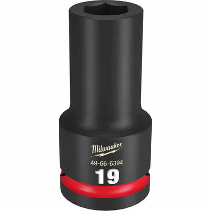 MILWAUKEE SHOCKWAVE 3 4inch Drive 19mm Deep 6 Point Impact Socket 49666394