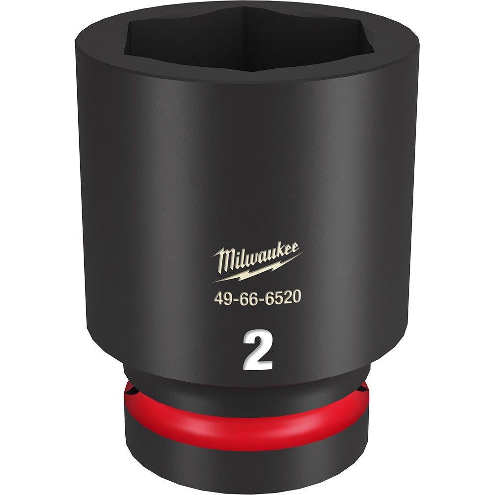 MILWAUKEE SHOCKWAVE 1" Drive 2" Deep 6 Point Impact Socket 49666520