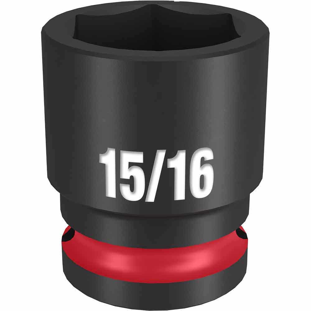 MILWAUKEE SHOCKWAVE 1 2 Drive 15 16 Standard 6 Point Impact Socket 49666209