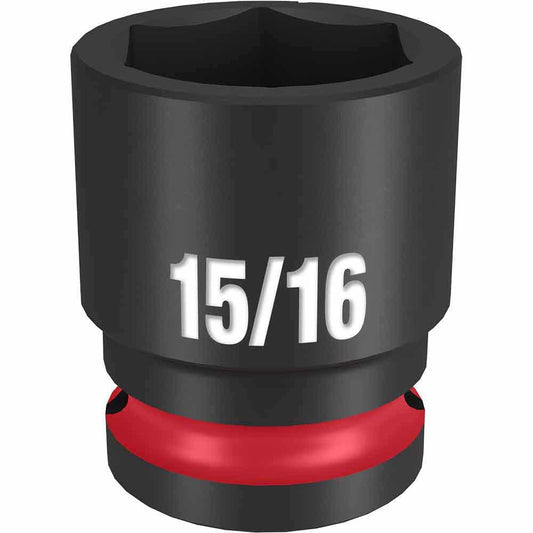 MILWAUKEE SHOCKWAVE 1/2" Drive 15/16" Standard 6 Point Impact Socket 49666209