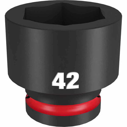 MILWAUKEE SHOCKWAVE 3 4inch Drive 42mm Standard 6 Point Impact Socket 49666380