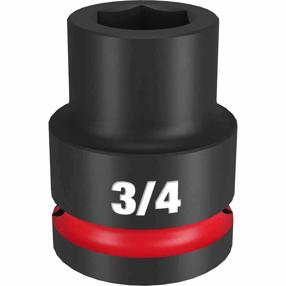 MILWAUKEE SHOCKWAVE 3 4 Drive 3 4 Standard 6 Point Impact Socket 49666303