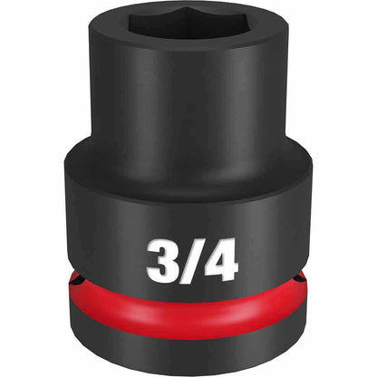 MILWAUKEE SHOCKWAVE 3 4 Drive 3 4 Standard 6 Point Impact Socket 49666303