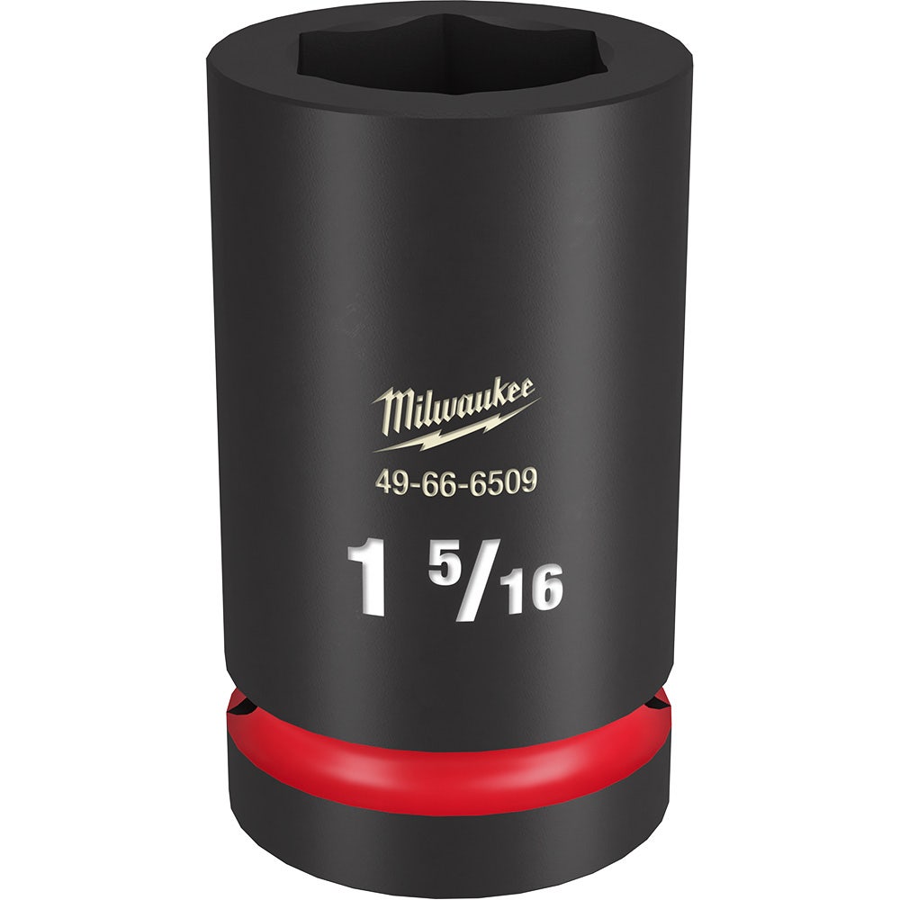 MILWAUKEE SHOCKWAVE 1" Drive 1-5/16" Deep 6 Point Impact Socket 49666509