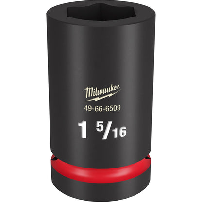 MILWAUKEE SHOCKWAVE 1" Drive 1-5/16" Deep 6 Point Impact Socket 49666509