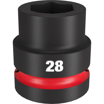MILWAUKEE SHOCKWAVE 1inch Drive 28mm Standard 6 Point Impact Socket 49666593