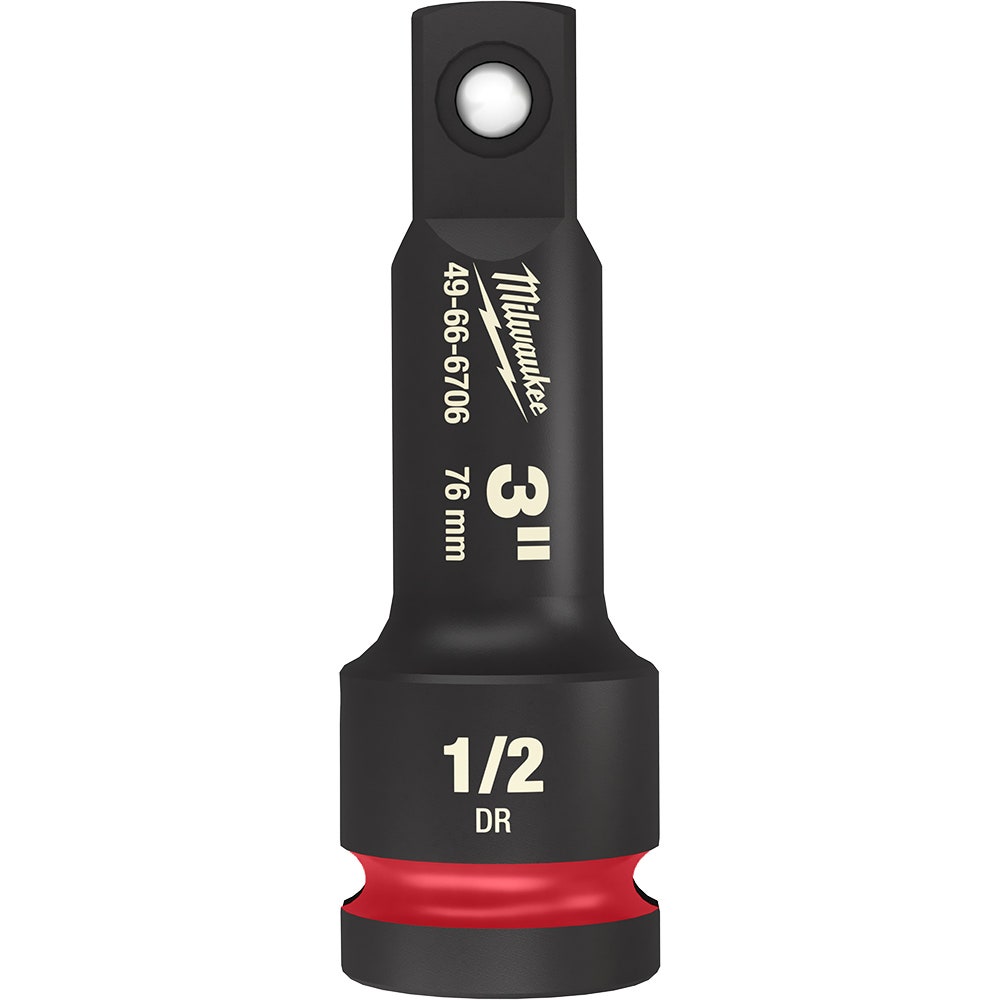 MILWAUKEE SHOCKWAVE 1 2 Drive 76mm (3 ) Impact Socket Extension 49666706