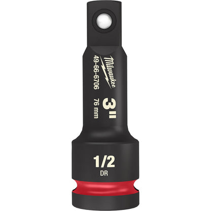 MILWAUKEE SHOCKWAVE 1 2 Drive 76mm (3 ) Impact Socket Extension 49666706