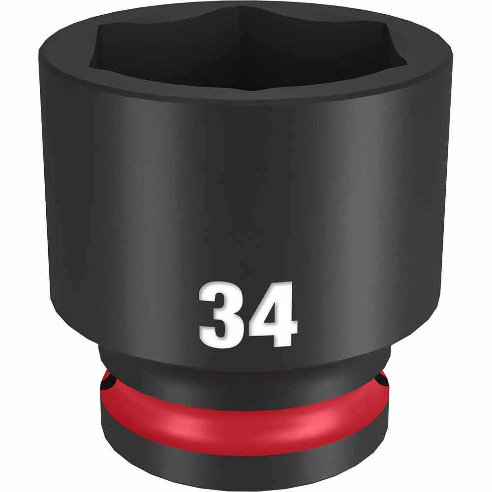 MILWAUKEE SHOCKWAVE 1 2 Drive 34mm Standard 6 Point Impact Socket 49666266