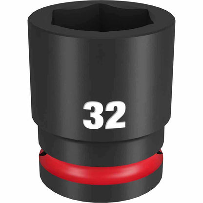 MILWAUKEE SHOCKWAVE 3/4inch Drive 32mm Standard 6 Point Impact Socket 49666370