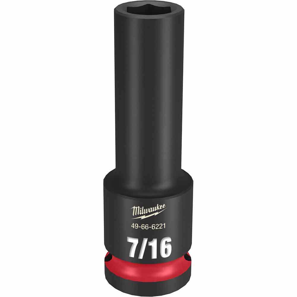 MILWAUKEE SHOCKWAVE 1 2 Drive 7 16 Deep 6 Point Impact Socket 49666221