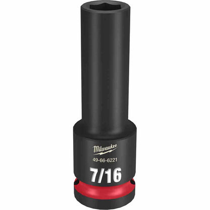 MILWAUKEE SHOCKWAVE 1 2 Drive 7 16 Deep 6 Point Impact Socket 49666221