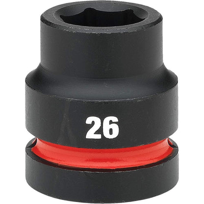 MILWAUKEE SHOCKWAVE 1inch Drive 26mm Standard 6 Point Impact Socket 49666591