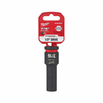 MILWAUKEE SHOCKWAVE 1 2 Drive 7 16 Deep 6 Point Impact Socket 49666221